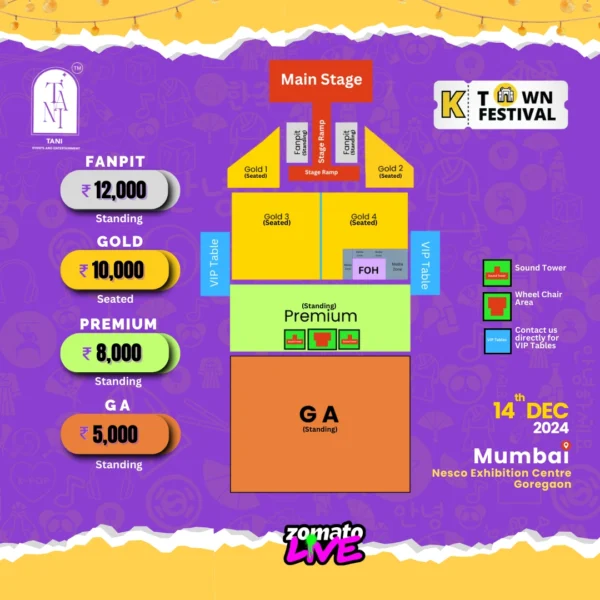 K-Town festival tickets